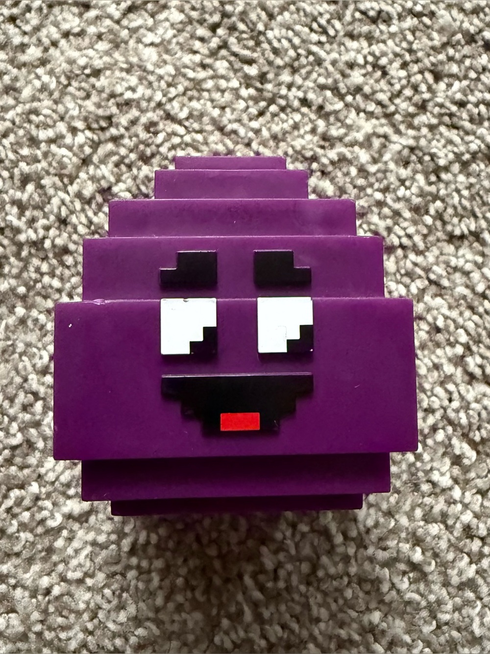McDonald Grimmace Egg Hard Toy